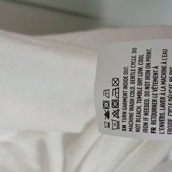 American Eagle Ramones Lyrics Graphic Tshirt With Knot Size Large - Picture 8 of 9